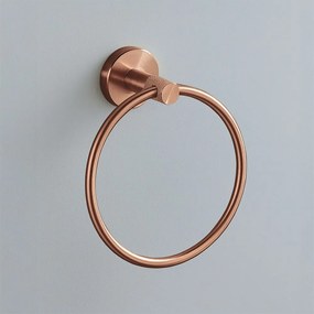 Cuier de baie Ring 6610 Modern Brush Copper