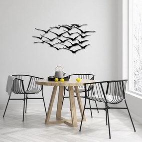 Accesoriu Decorativ de Perete Herd Of Birds, Metal