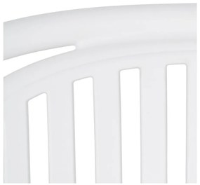 Scaun de dining alb din plastic Alia – Ixia