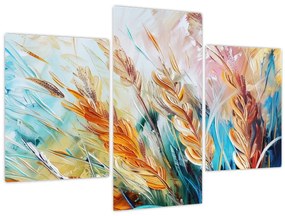 Tablou - Grâu, abstracție (90x60 cm)