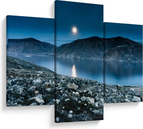 Tablou - Islanda noaptea (90x60 cm)