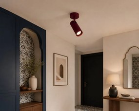 Spot aplicat directionabil cu bec GU10 Linca burgundy