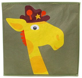 Cutie depozitare animăluț girafă 30×30 cm