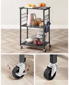 Măsuță de servire MARGE, neagră