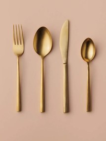 Set auriu de tacamuri din otel inoxidabil, pentru 4 pers, Cutlery