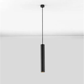 Pendul tubular design modern minimalist SEAWAVE, negru
