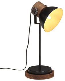 vidaXL Lampă de birou 25 W, negru, 17x17x50 cm, E27