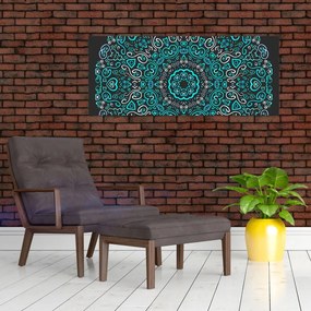 Tablou cu abstracție ornamentală (120x50 cm)