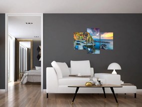 Tablou - Satul mediteranean (90x60 cm)