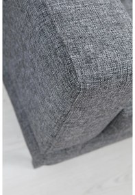Canapea două locuri Nordecato (gri închis + negru). 1106651