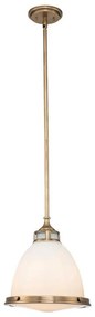 Lustră pe tijă Hinkley HK-AMELIA-P-M-HB AMELIA 1xE27/60W/230V alamă