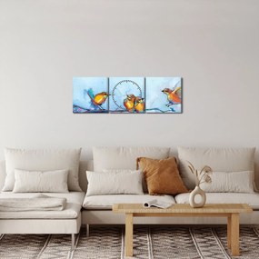 Tablou - Trezirea nturii (cu ceas) (90x30 cm)