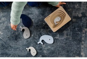 Puzzle de inserat din lemn Whale – Kindsgut