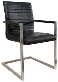 Set de 2 scaune moderne, dining sau birou, Imperial negru antic A-37079 VC