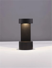 Stalp LED mic pentru exterior design modern IP54 Tala negru
