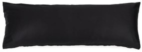 Faţă de pernă 4Home, pentru pernă de relaxare Soţ de rezervă,satin negru, 50 x 150 cm