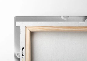 Tablou magnolie luxoasă cu perle în alb-negru