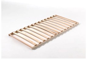 Pat pentru copii alb cu extensie suplimentară din lemn masiv de pin cu spațiu de depozitare 90x200 cm AMORI – Vipack