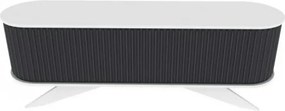 Comoda TV STOR, gri/alb, PAL melaminat, 180x43x60 cm