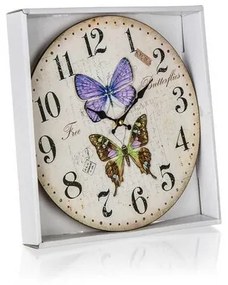 Ceas de perete Butterflies, diametru 34 cm