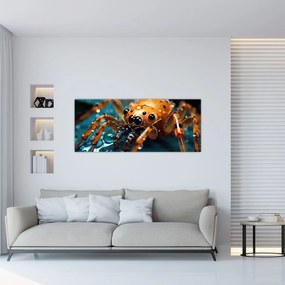 Tablou - Detaliu de păianjen (120x50 cm)