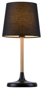 Lampă de masă NIMA 1xE14/40W/230V neagră Leuchten Direkt 14423-18