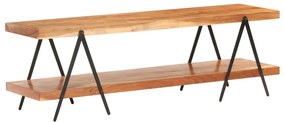 vidaXL Comodă TV, 160 x 40 x 50 cm, lemn masiv de acacia