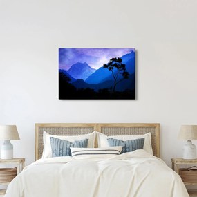 Tablou - Cerul de noapte din Nepal (90x60 cm)