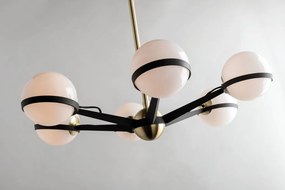 Candelabru design contemporan ACE, cu 6 surse de lumina