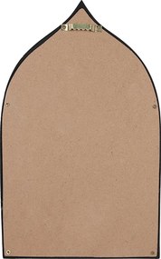 Oglinda de perete, neagra, aspect classic, 17x2x26 cm