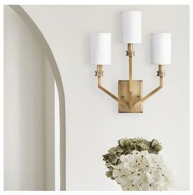 Hinkley HK-MOORE-WB3-HB - Aplica de perete MOORE 3xE14/40W/230V aurie