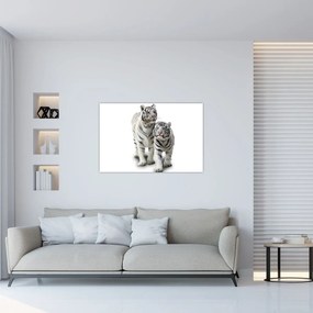 Tablou - Tigrul alb (90x60 cm)