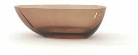 Cada freestanding din rasina Rune Mond maro-cupru 170x87 cm