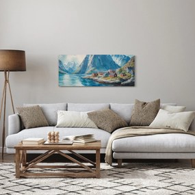 Tablou - Sat norvegian (120x50 cm)