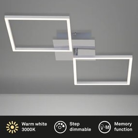 Plafonieră LED dimabilă Briloner 3182-018 FRAME 2xLED/15,5W/230V