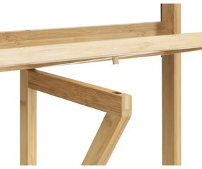 Wenko Măsuță suspendată pentru balcon din bambusWaikiki, 64 × 44 × 65 cm