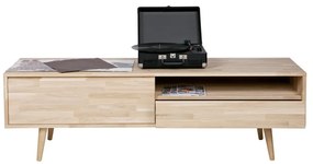Comodă TV din lemn de stejar WOOOD Tygo