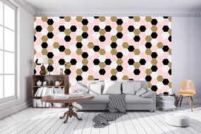Fototapet - Hexagon mozaic (254x184 cm)