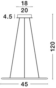 Lustra LED design modern Livorno