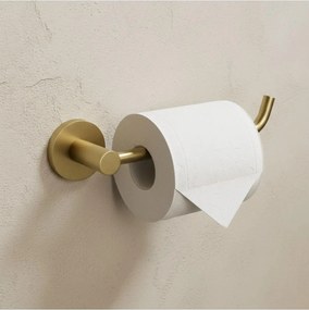 Suport hartie igienica 5609 Leo auriu periat