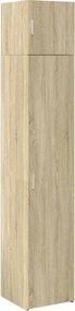 vidaXL Dulap de depozitare slim, stejar sonoma, 40x42,5x225cm, lemn
