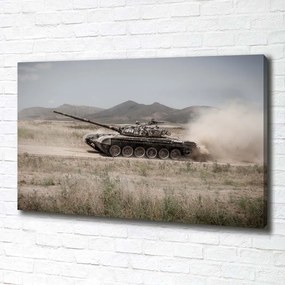 Tablou pe pânză Tank în deșert