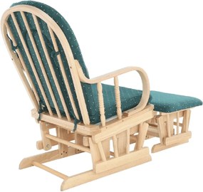 Fotoliu relaxant, material lemn de fag verde, RELAX GLIDER 87107