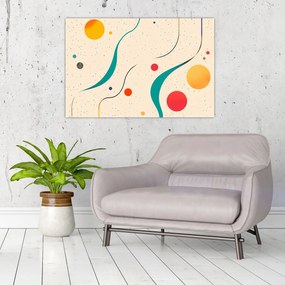 Tablou - Ilustrație colorată minimalistă (90x60 cm)