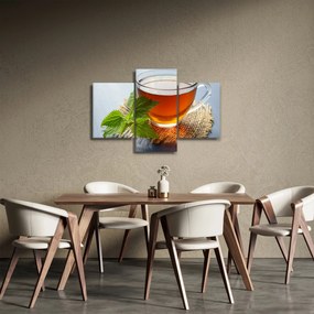 Tablou cu ceașca cu ceai (90x60 cm)