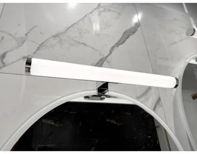 Iluminare LED pentru oglindă de baie, 10W, 230V, 45 cm, IP44, crom lucios