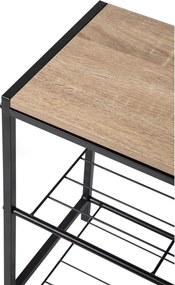 Pantofar negru din oțel 63x44x30 cm Asten – Bonami Essentials