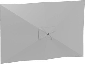 Outsunny Copertină de Rezervă pentru Umbrelă cu Ventilație în Partea Superioară, 300x200 cm, Verde | Aosom Romania