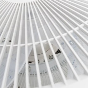 Plafonieră LED dimabilă cu ventilator Brilagi AURA LED/38W/230V alb + telecomandă