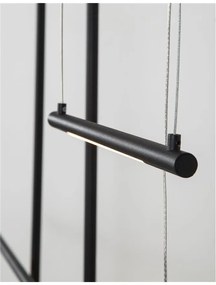 Lustra LED design liniar ELETTRA negru